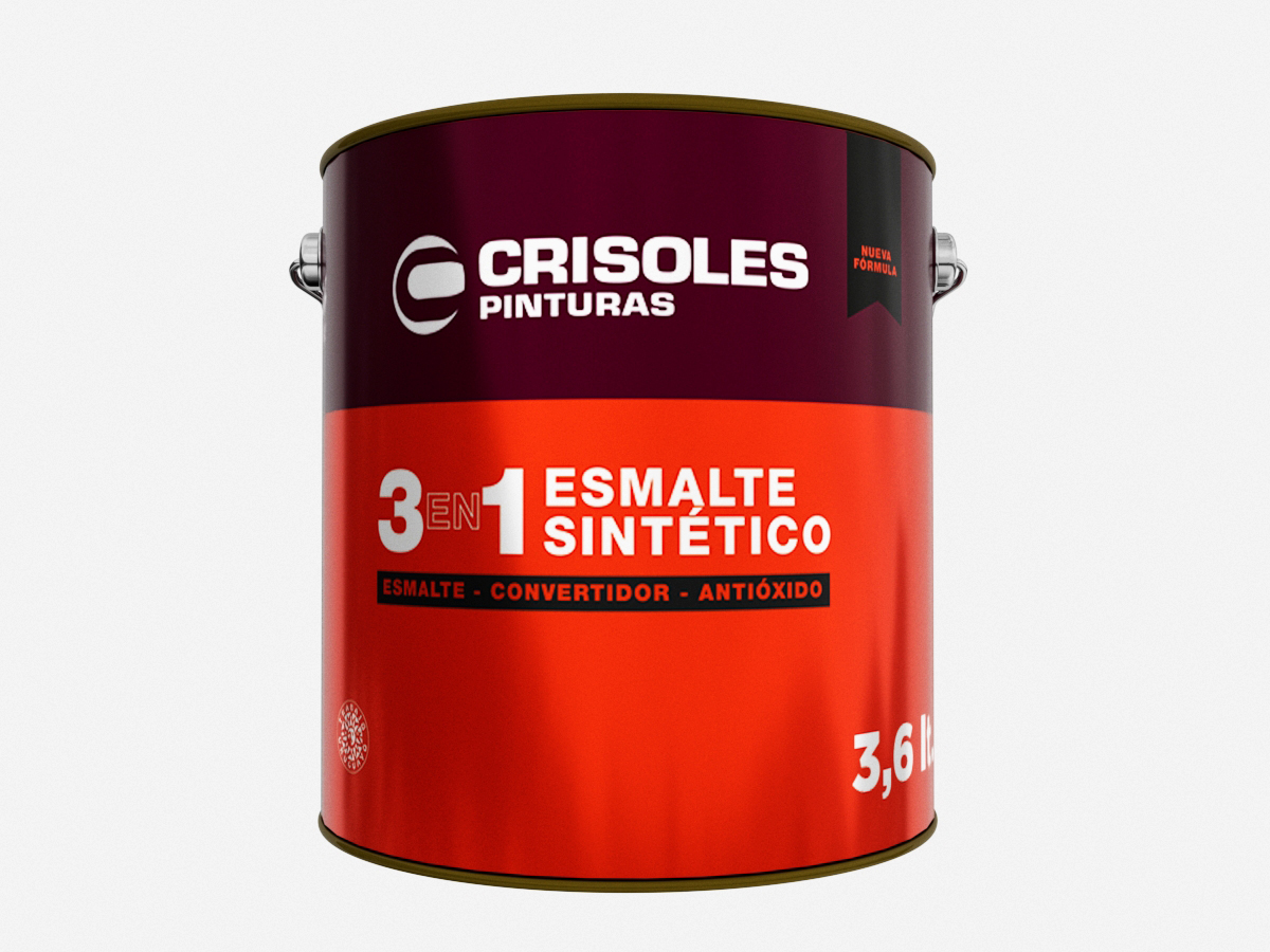 ESMALTE BLANCO SEMIBRILLO 3.6 L
