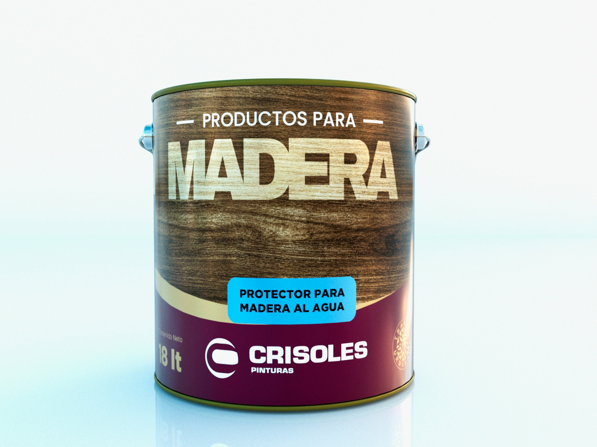 PROTECTOR DE MADERA AL AGUA CAOBA 18 L
